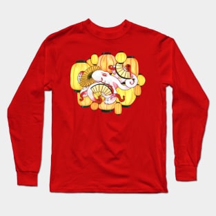 Geisha Octopus Long Sleeve T-Shirt